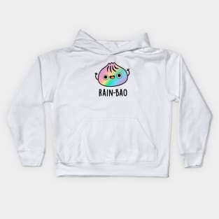 Rain-bao Cute Rainbow Dimsum Bao Pun Kids Hoodie